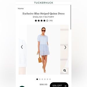 Pomander Place Blue Dress